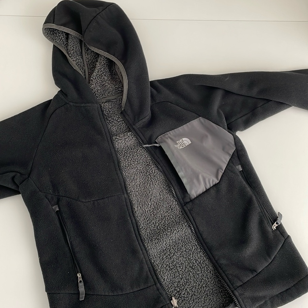 The North Face - Boys Fleece Zip Up Jacket with Hood
